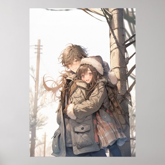 Poster L'aventure hivernale : Un amour de l'Anime dans la (Devant)