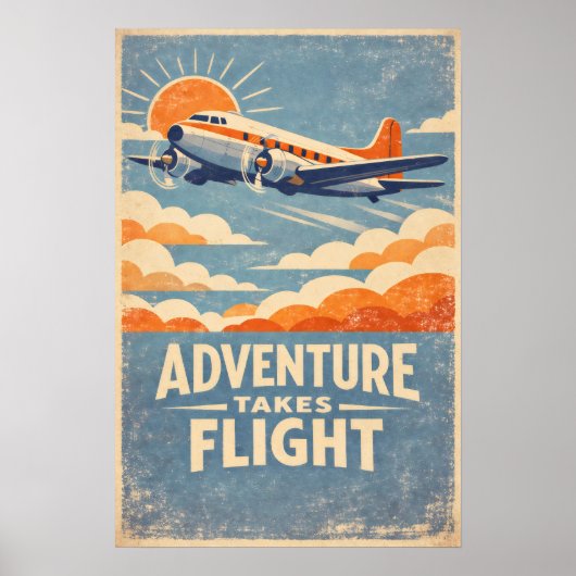 Poster L'aventure prend son envol (Devant)