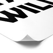 Poster L'aventure sauvage | Restez gras et libre (Coin)