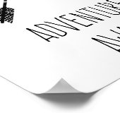 Poster L'aventure vous attend Inspirante (Coin)