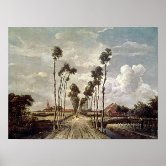 Poster L'avenue de Middelharnis, 1689 (Devant)