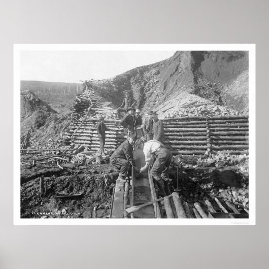 Poster Laver De L'Or En Alaska 1916 (Devant)