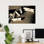 Poster laverie (Bureau à domicile)