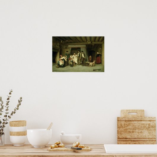 Poster L'avertissement final, 1886 (Cuisine)