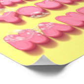 Poster Lavez vos mains rappel de sécurité hygiène (Coin)