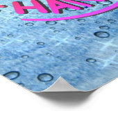 Poster Lavez-vous les mains 2020 Salle de bain signe d'hy (Coin)