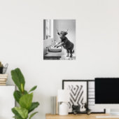 Poster Lavez-Vous Les Mains Lave-Mains Salle De Bains Ave (Bureau à domicile)