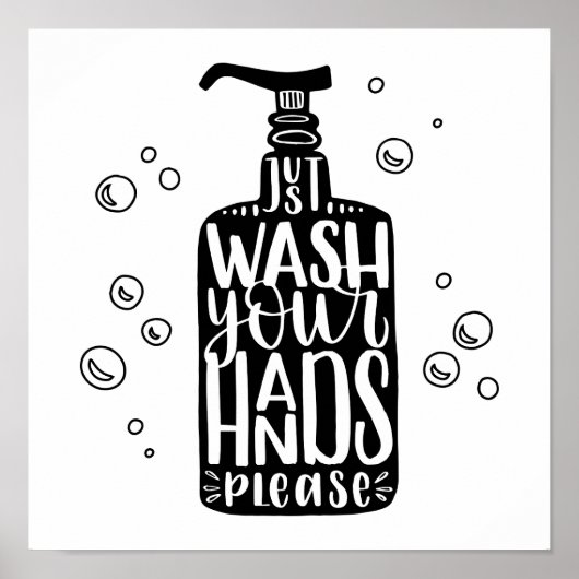 Poster Lavez-Vous Les Mains, S'Il Vous Plaît (Devant)