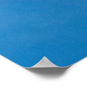 Poster L'avion vole dans le ciel bleu (Coin)