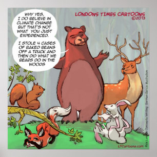 Poster L'avis de la faune sur le changement climatique Po