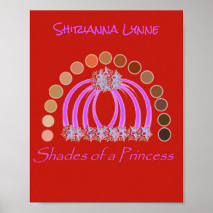 Poster LavishlySur Les Ombres D'Une Princesse Maquiller A
