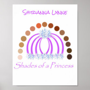 Poster LavishlySur Les Ombres D'Une Princesse Maquiller A