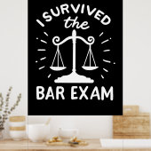 Poster L'Avocat A Survécu À L'Examen Bar (Cuisine)