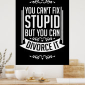 Poster L'avocat peut le Divorcer (Cuisine)