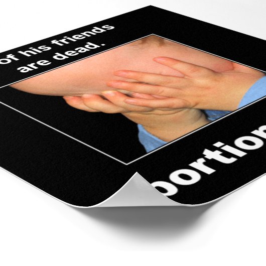 Poster L'avortement fait mal (Coin)