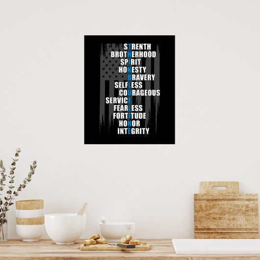 Poster Law Enforcement (Cuisine)