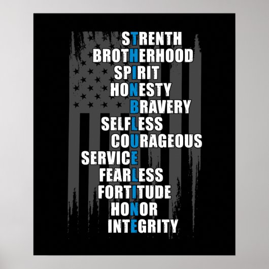 Poster Law Enforcement (Devant)