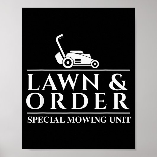 Poster Lawn & Order Special Mowing Unit - Gardening L (Devant)