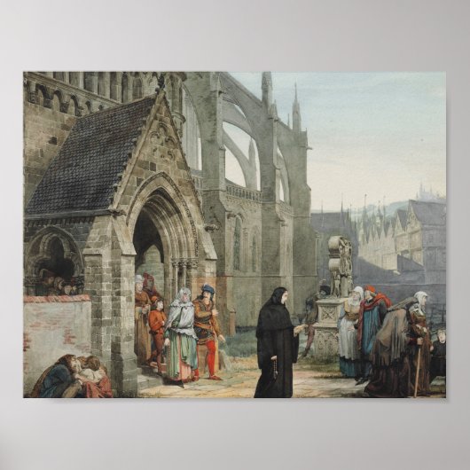 Poster Lawrence Alma-Tadema - Faust et Marguerite (Devant)