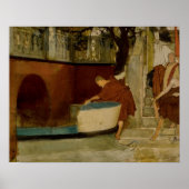 Poster Lawrence Alma-Tadema - L'Embarquement Sur La Négoc (Devant)