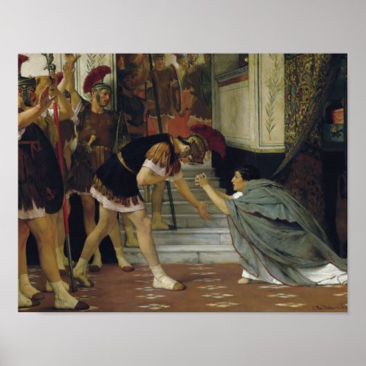 Poster Lawrence Alma-Tadema - Proclamation de Claudius (Devant)