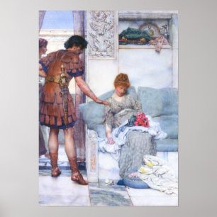Poster Lawrence Alma-Tadema - Un accueil tranquille