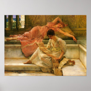 Poster Lawrence Alma-Tadema - Un poète préféré