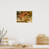 Poster Lawrence Alma-Tadema - Un poète préféré (Cuisine)