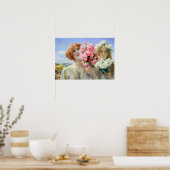 Poster Lawrence Alma-Tadema - Une offre d'été (Cuisine)