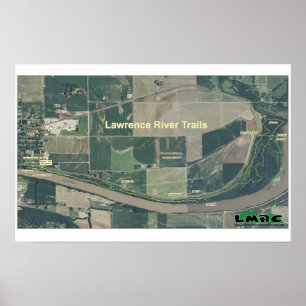 Poster Lawrence River Trails