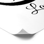 Poster Layan – Arabic Thuluth Calligraphy Name ArtT-Shir (Coin)