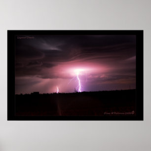 Poster Layered Clouds