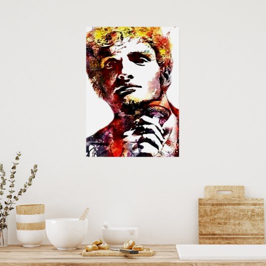 Poster Layne Staley Portrait (Cuisine)
