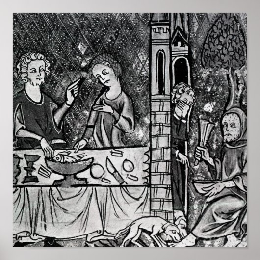 Poster Lazare à la porte du riche (Devant)