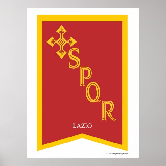 Poster Lazio Italië (Voorkant)