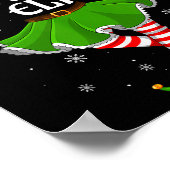 Poster Lazy Elf Noël Famille Filles Femmes Elf Squad Xm (Coin)