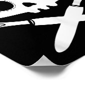 Poster Lazy Halloween Costume Sewing Rate Skull Seam Ripp (Coin)