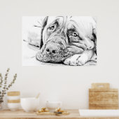 Poster Lazy Mastiff (Cuisine)
