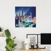 Poster ldo MONTERREY - Nouveau-Mexique (Bureau à domicile)