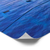 Poster ldp POSITANO Côte Amalfi - coucher de soleil pris  (Coin)