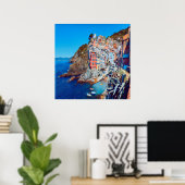 Poster ldp RIOMAGGIORE - Cinque Terre - (Bureau à domicile)