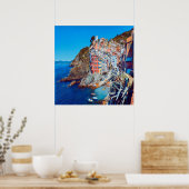 Poster ldp RIOMAGGIORE - Cinque Terre - (Cuisine)