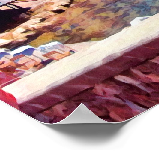 Poster ldp SORRENTO - panorama - plage - (Coin)