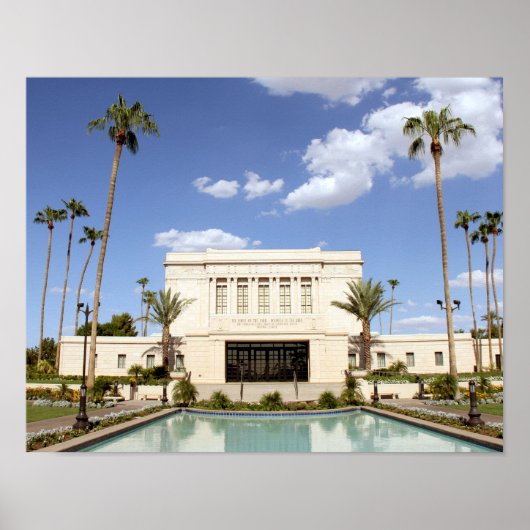 Poster lds mesa arizona temple mormon photo (Devant)