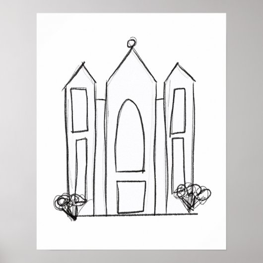 Poster LDS Salt Lake City (Devant)