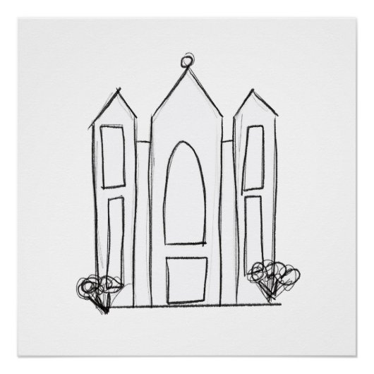 Poster LDS Salt Lake City (Devant)