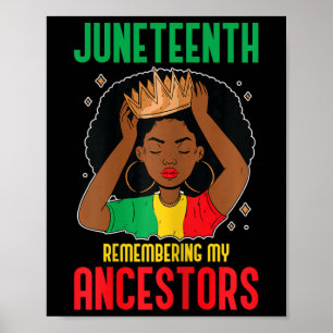 Poster Le 11° anniversaire de l'Afro-Américaine en souven