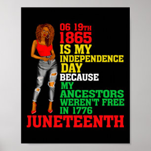 Poster Le 11° Jour De L'Indépendance Les Femmes Noires Li