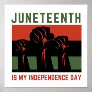 Poster Le 11 Juillet, C'Est Mon Jour De L'Indépendance