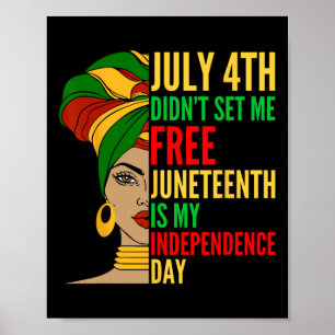 Poster Le 11 Juillet Ma Fête De L'Indépendance Histoire N